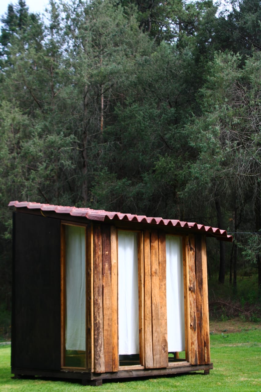 Cabaña glamping en Nanacamilpa, Tlaxcala